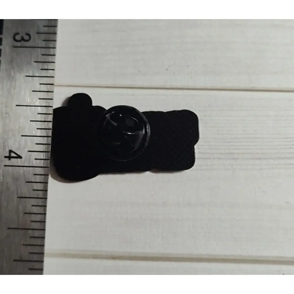 Funny Powered By Iced Coffee Pin Humor Lapel Hat Badge